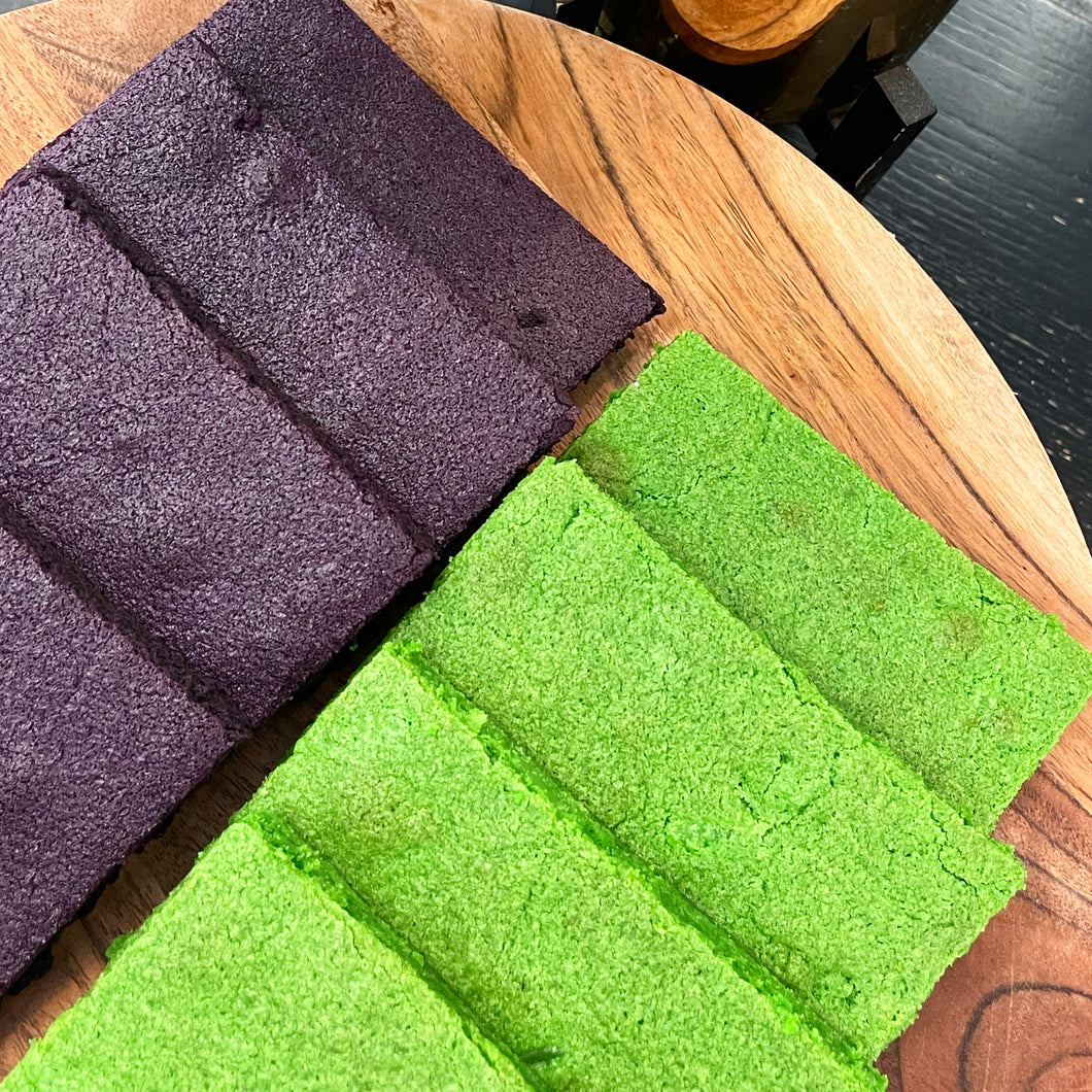 Pandan Brownies (1 Dozen)