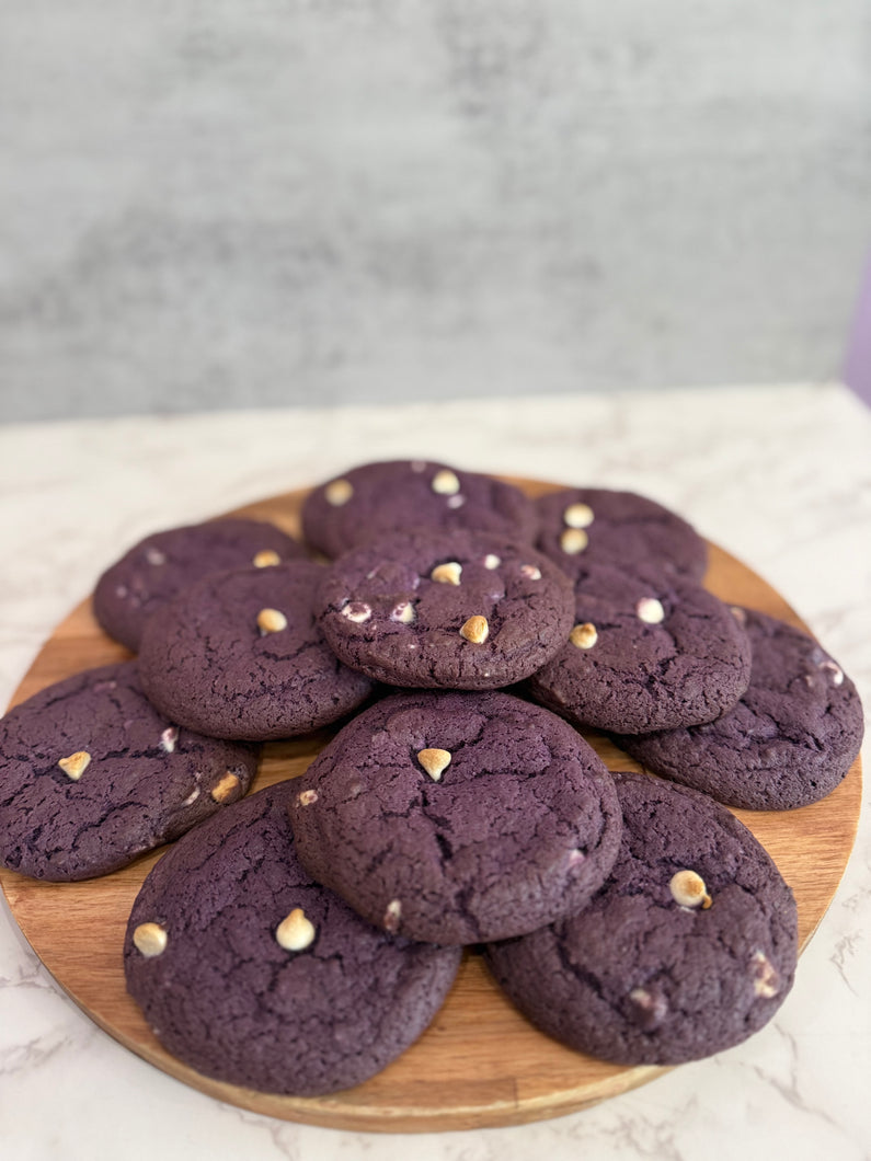Ube White Chocolate Chip Cookies (Dozen)