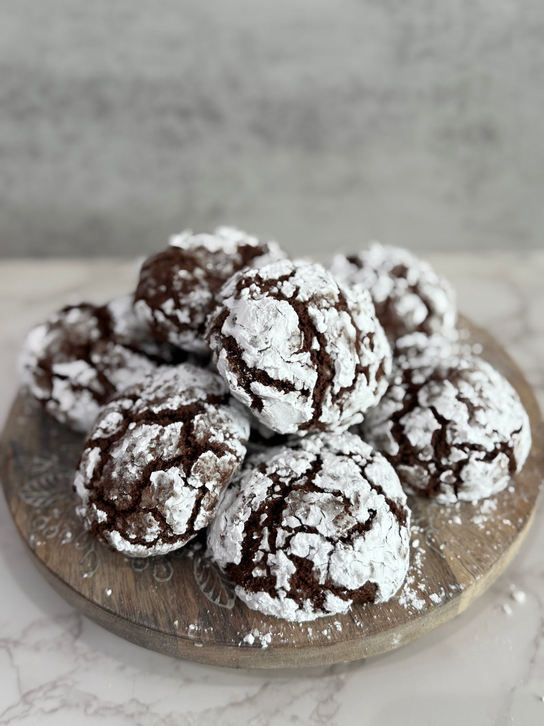Chocolate Fudge Crinkle Box (1 Dozen)